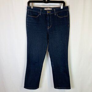 J Brand Bardot Jeans Size 29 Capri Dark Wash 4 Way Stretch